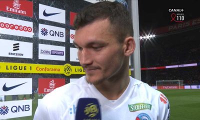 PSG/Strasbourg - Ajorque: "C'est terrible de perdre comme ça"