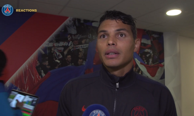 OL/PSG - Thiago Silva "On a vu l’équipe tout donner sur le terrain. C’était ce qu’il fallait faire"