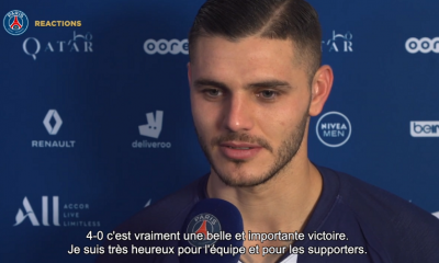 PSG/OM - Icardi "Je marque deux buts dans mon premier classique, je n’osais pas en espérer autant."