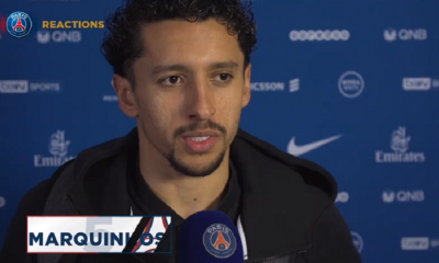 PSG/OM - Marquinhos "on a réussi à faire un très gros match...Les supporters sont très importants pour un club"