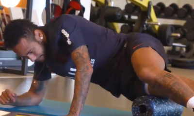 Neymar a repris le travail en salle