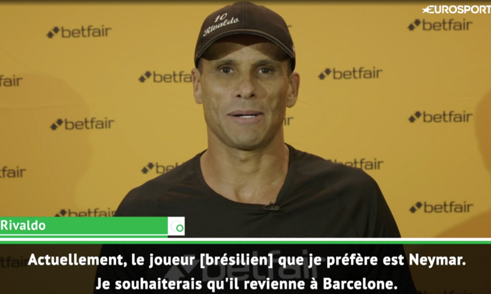 Rivaldo: Neymar? "Le bon choix, c'est celui que Ronaldinho a fait, quittant le PSG pour aller à Barcelone"