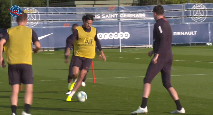 Les images du PSG ce mardi : l'entraînement avec de beaux retours et sélections