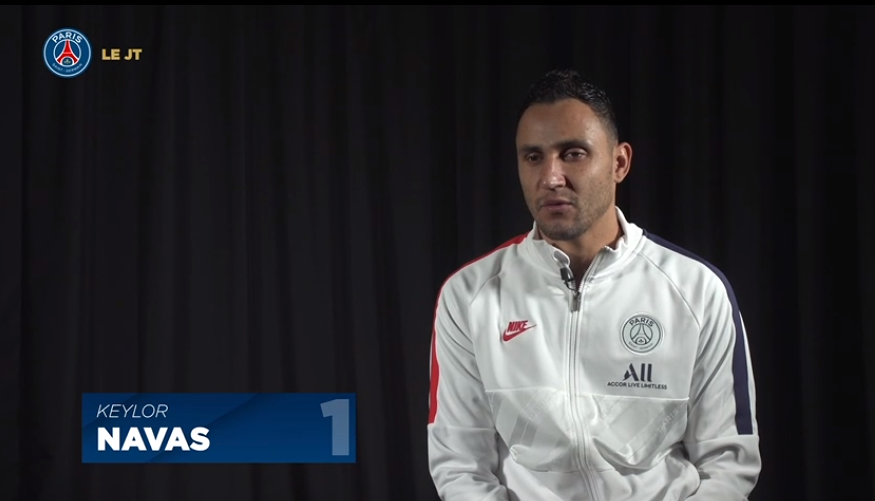 Navas "Ma performance contre le Real Madrid ? J'ai pu aider lors de ce match et j'en suis très content."