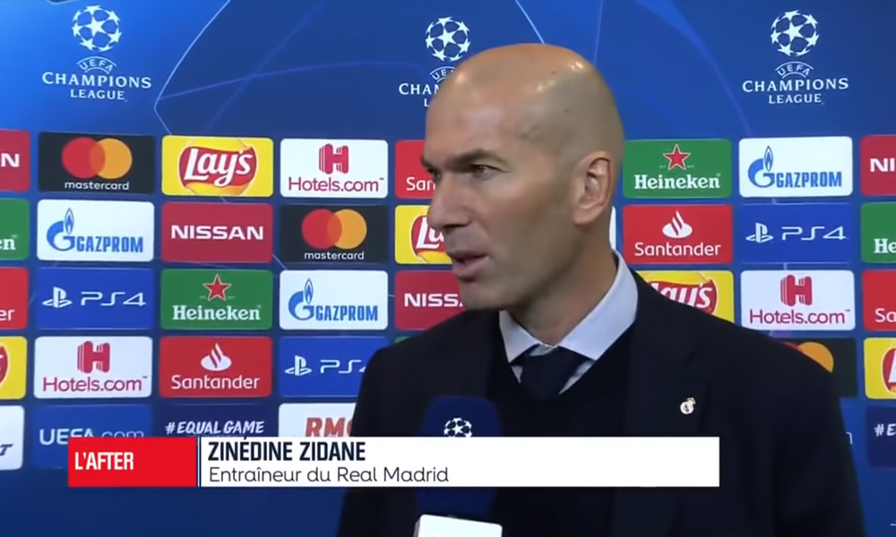 Real Madrid/PSG - Zidane: "On a fait un gros match, on ne peut être que fier"