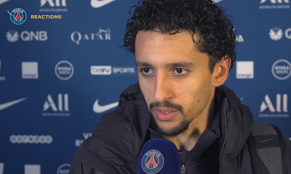 PSG/Amiens - Marquinhos satisfait de la performance du PSG veut revenir avec la même intensité dans le jeu