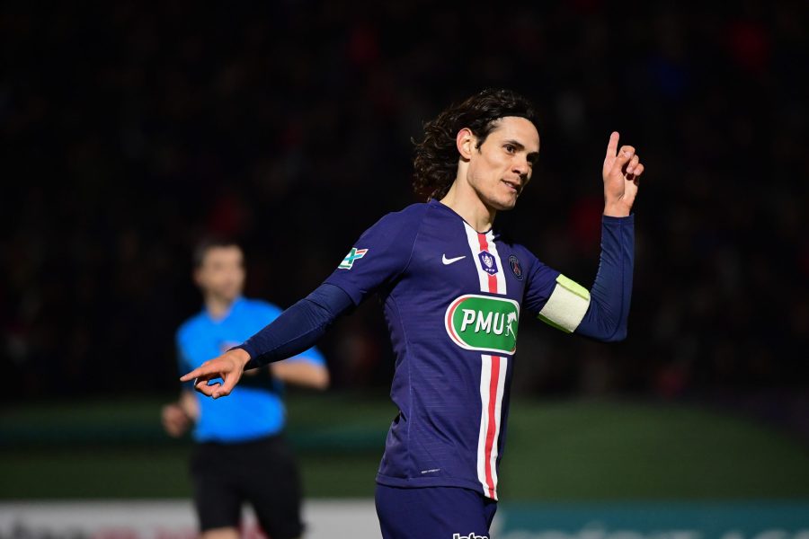 Cavani et Marquinhos de retour à l'entraînement collectif du PSG ce lundi