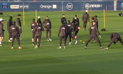 Reprise de l'entraînement en deux groupes pour le PSG ce jeudi, explique Le Parisien