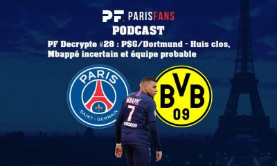 Podcast PSG/Dortmund - Huis clos, Mbappé incertain et équipe probable