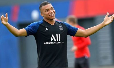 mbappé entraînement