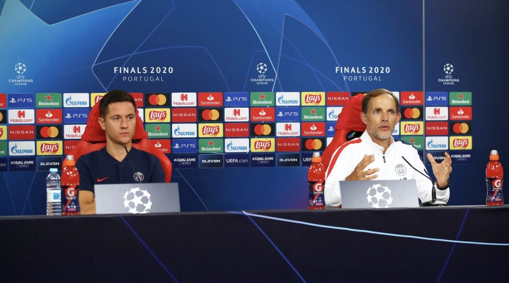 Les images du PSG ce lundi: conférence de presse d'avant match et entraînement