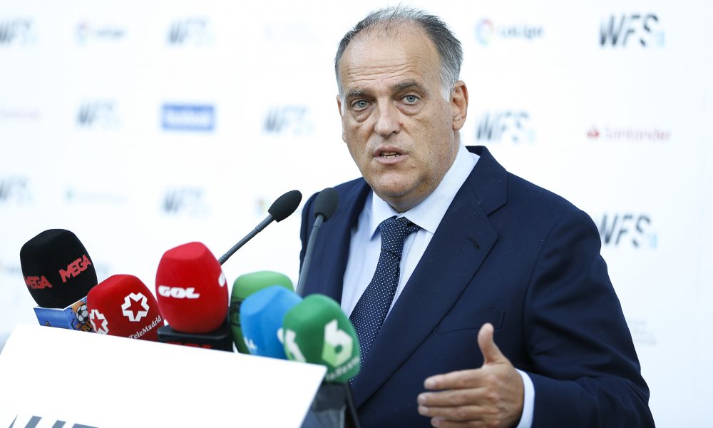 Tebas se réjouit de l'échec du PSG et invite Mbappé