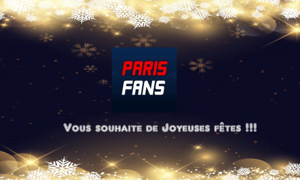 Parisfans vous souhaite un Joyeux Noël 2022 !