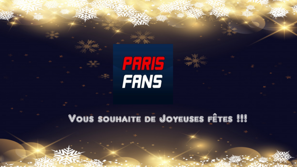 Parisfans vous souhaite un Joyeux Noël 2021 !