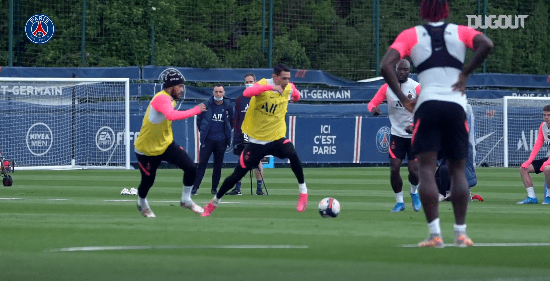 PSG/Reims - Retrouvez des extraits du dernier entraînement des Parisiens