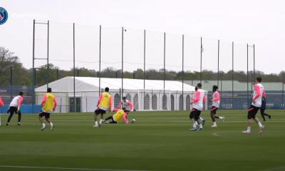 PSG/Lens - Retrouvez des extraits du dernier entraînement parisien