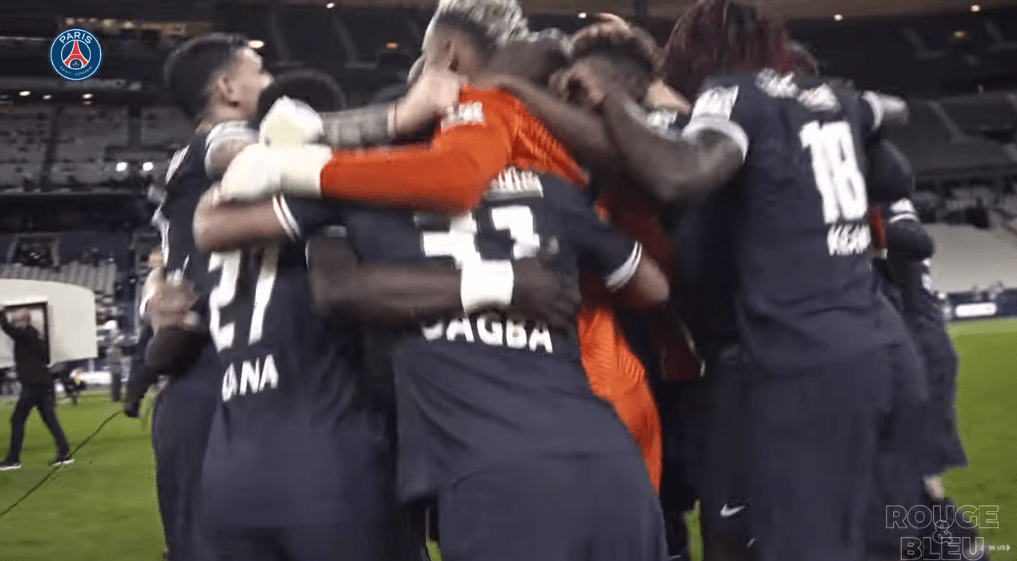 Revivez la finale de Coupe de France et les célébrations du PSG auprès des joueurs