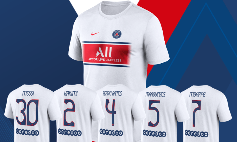 maillot fan PSG 2021/2022