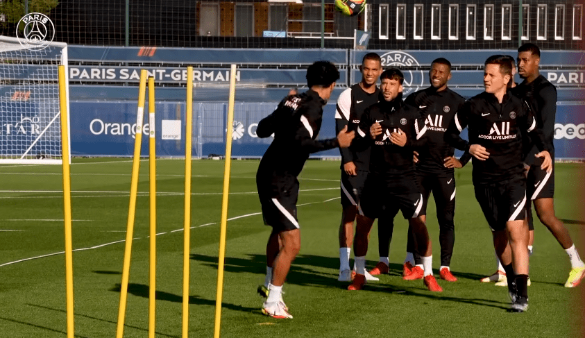 PSG/Lille - Revivez des extraits de l'entraînement avant le match