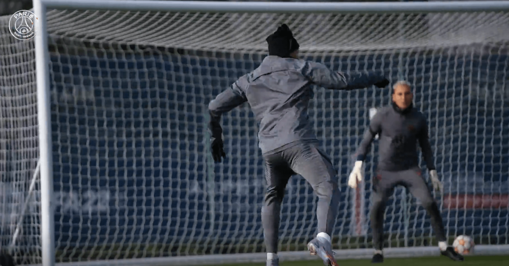 PSG/Bruges - Retrouvez des extraits de l'entraînement, notamment avec Mbappé