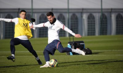 messi training psg