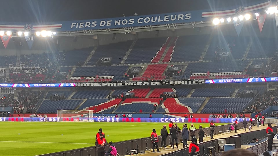 PSG/Rennes - Vu du Parc : protestation, banderoles et petite célébration