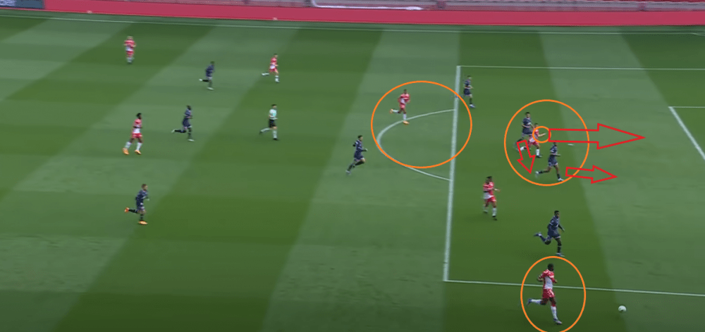 Monaco/PSG - Analysis of the highlights: lack of movement and bad choices 