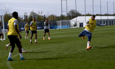 PSG/OM - Revivez des extraits de l'entraînement auprès des joueurs parisiens