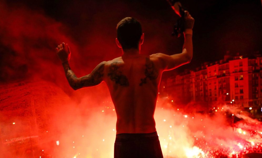 Angel Di Maria face aux ultras du PSG