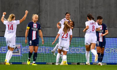 Danielle van de Donk célébration but Lyon/PSG