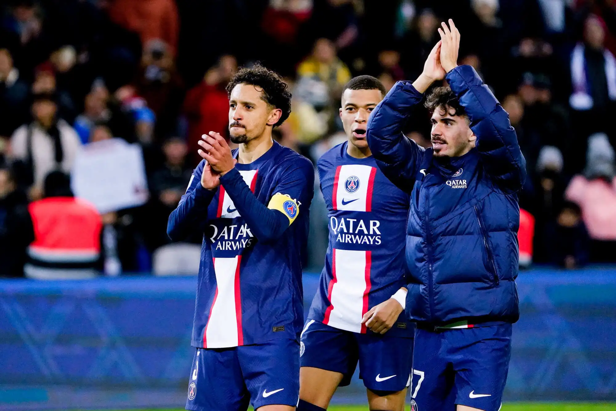 PSG/Strasbourg - Revivez la victoire et les buts auprès des joueurs