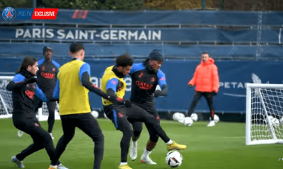 Revivez l'entraînement du PSG auprès de Renato Sanches