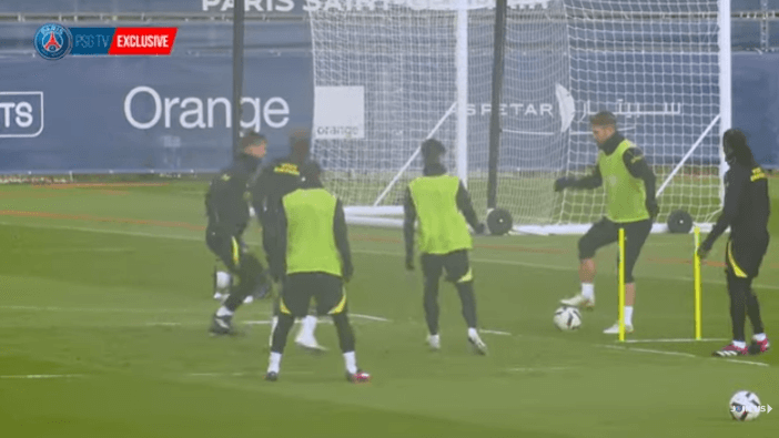 Montpellier/PSG - Revivez des extraits de l'entraînement des Parisiens