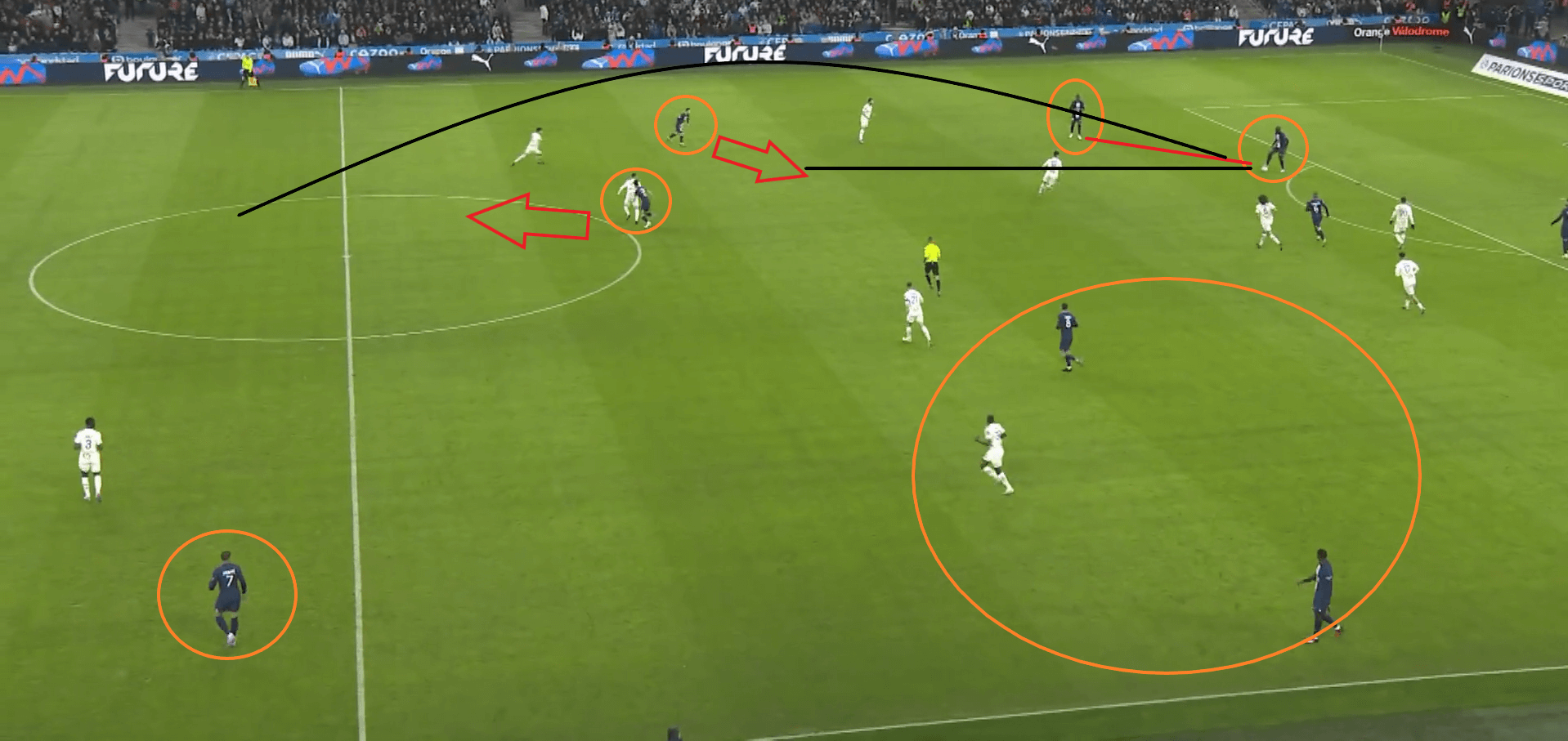 OM/PSG - Un beau but collectivement et individuellement : analyse du 1er de Mbappé