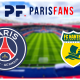 PSG/Nantes - Le groupe parisien :