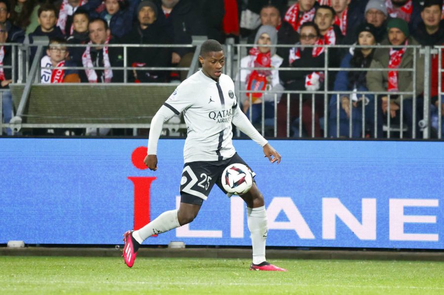 Brest/PSG - Nuno Mendes élu de peu meilleur joueur par les supporters