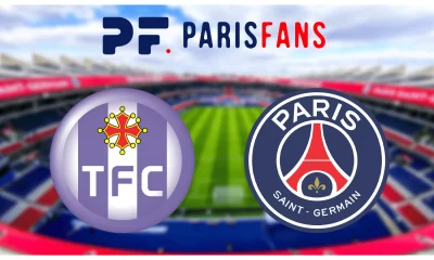 Toulouse/PSG - Les équipes officielles :