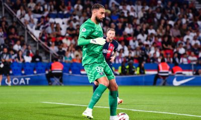 PSG/Lens - Frustré par le but, Donnarumma est content du jeu Parisien