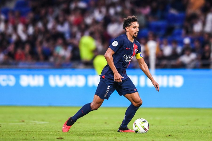 Lyon/PSG - Marquinhos évoque le plaisir, les progrès et son rôle de capitaine