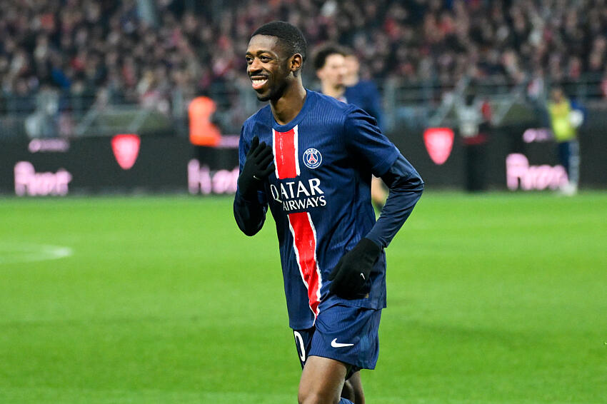 Brest/PSG - Dembélé savoure et remercie ses coéquipiers