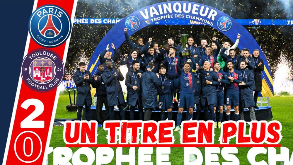 Ce jeudi 4 janvier 2023 nous sommes revenus sur la victoire 2-0 du PSG contre Toulouse ce mercredi dans le cadre du Trophée des Champions 2023 au Parc des Princes. On a essayé de faire le tour des points positifs et négatifs, avec une très belle première période puis du relâchement, mais surtout des choix marquants pour Milan Skriniar, Lucas Beraldo, Kylian Mbappé, Bradley Barcola, Gonçalo Ramos, Randal Kolo Muani, Danilo Pereira et Manuel Ugarte.