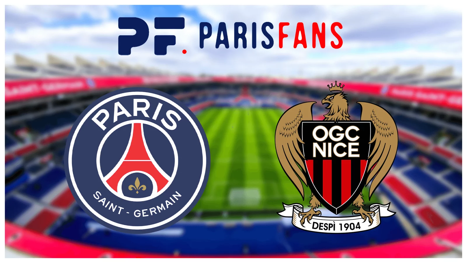 PSG/Nice - Les équipes officielles :