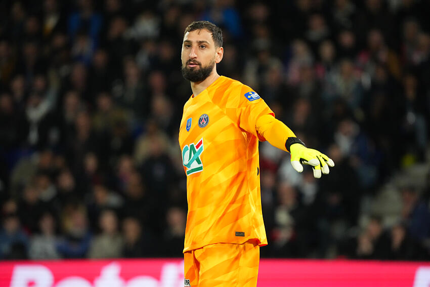 Gianluigi DOnnarumma gardien PSG demie finale PSG/Rennes