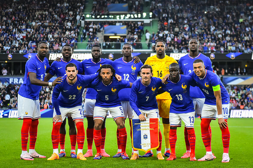France/Belgique - Les équipes officielles :