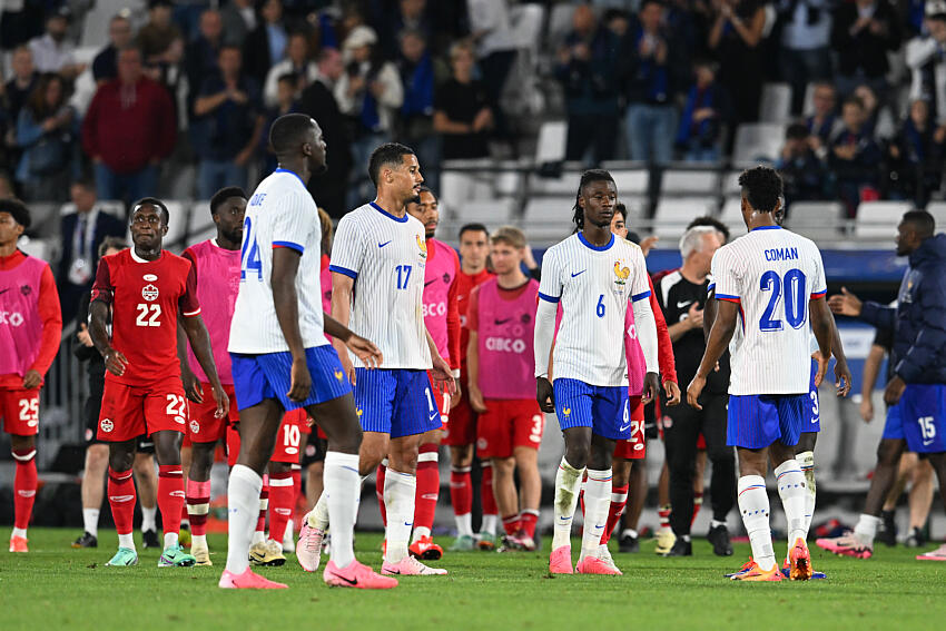 France/Canada - Les notes des Bleus dans la presse : préparation mitigée !