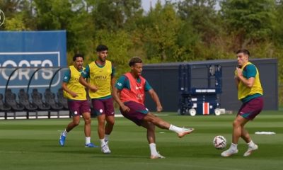 Revivez le premier entraînement de Doué au PSG