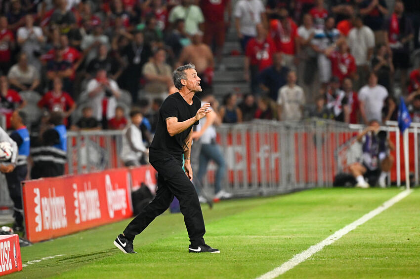 Lille/PSG - Luis Enrique heureux "C'était un match de Champions League et l'équipe a été top."