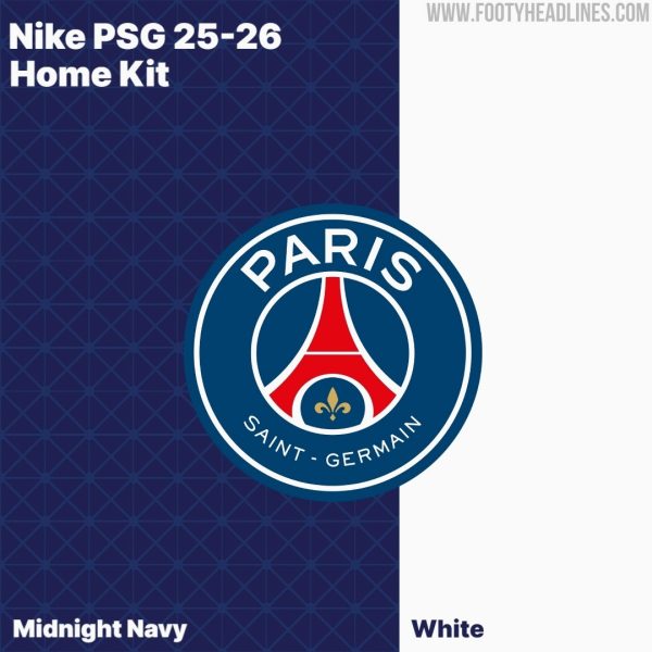 Premières indications sur le maillot domicile 2026-2026 du PSG, avec une nouveauté !