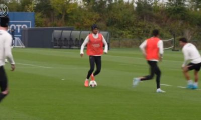 Arsenal/PSG - Des extraits de l'entraînement parisien ce dimanche