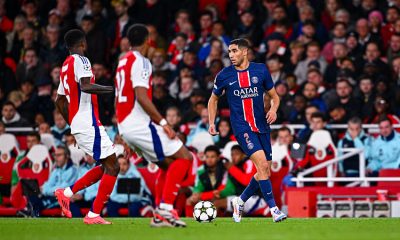 Arsenal/PSG - Hakimi élu meilleur joueur parisien